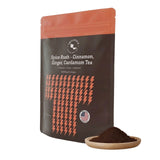 Spice Rush collagen black tea blend in pouch, bestseller label visible