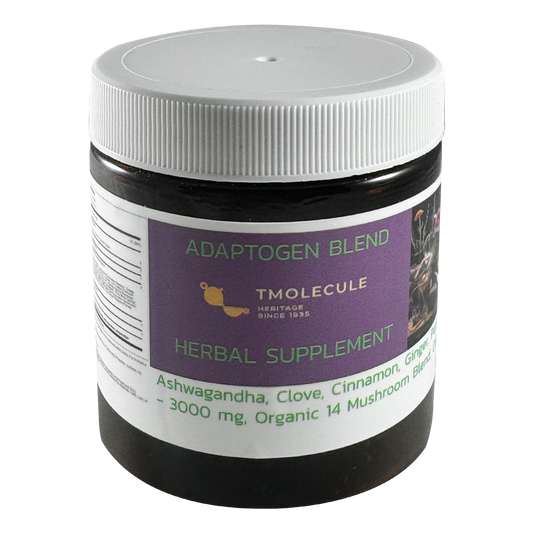 Adaptogen Blend - 14 Organic Mushrooms + Collagen Peptides + Organic Lavender + Black Tea